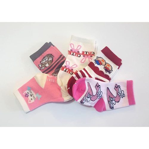 5 pár babazokni kislányoknak