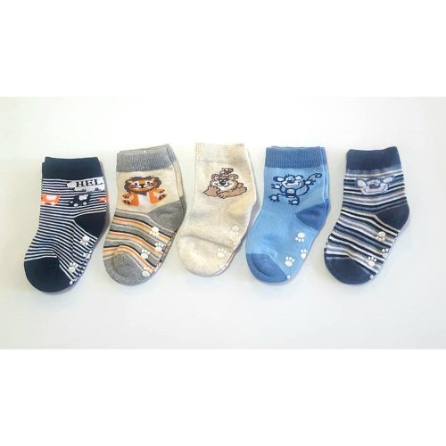 5 pár babazokni fiúknak