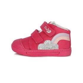   22-33 PONTE20 szupinált cipő lányoknak - pink szivárványos, felhős