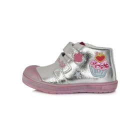   22-27 Ponte20 supinált gyerekcipő lányoknak - Ezüst - Muffin mintával