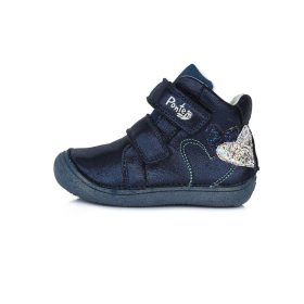   24-29 Ponte20 szupinált cipő lányoknak - Kék - szívecskés