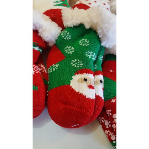 Bélelt babazokni karácsonyi mintákkal 